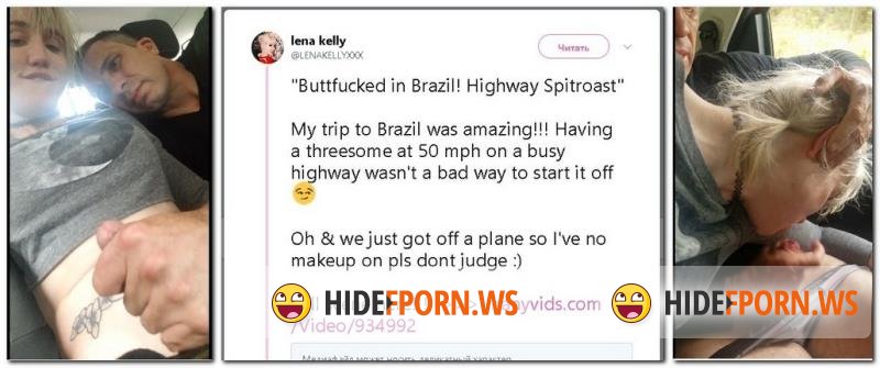 ManyVids.com - Lena Kelly - Buttfucked in Brazil Highway Spitroast [FullHD 1080p]