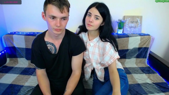 Teen couple Leila and Danny new show massive cum load