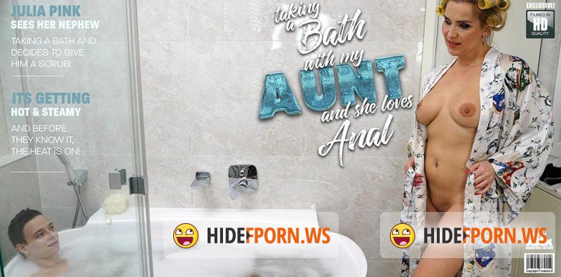 Mature - Julia Pink (42) - Anal Craving Loves To Share A Bath With Her Nephew [FullHD 1080p]