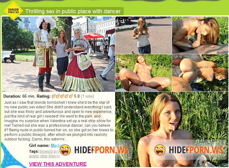 PublicSexAdventures.com - Madelyn - Thrilling sex in public place with dancer [HD 720p]