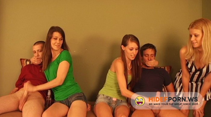 Clips4sale.com/JerkyGirls.com - Kaci, Trish, Candice - Sibling Rivalry [FullHD 1080p]