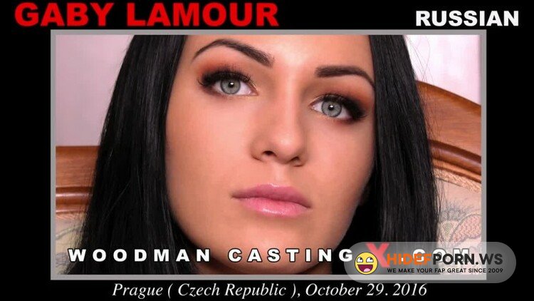 WoodmanCastingX.com - Gaby Lamour - Hard - DP with 3 men [HD 720p]