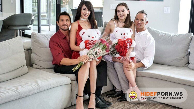 DaughterSwap.com/TeamSkeet.com - Hime Marie, Aften Opal - Valentines Day Daughter Orgy [FullHD 1080p]