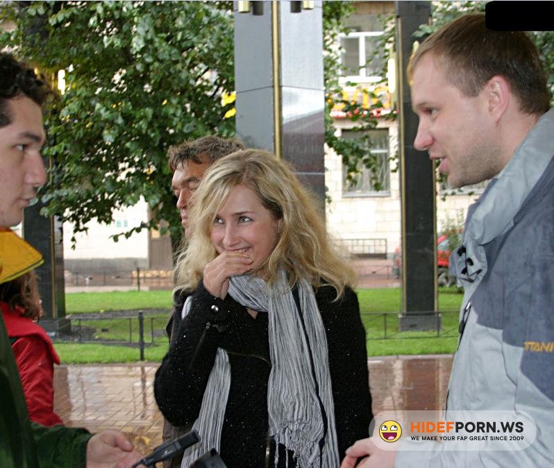 PickupGirls.сс - Amateur - Two Guys Fuck Blonde Girl For Money [SD 576p]