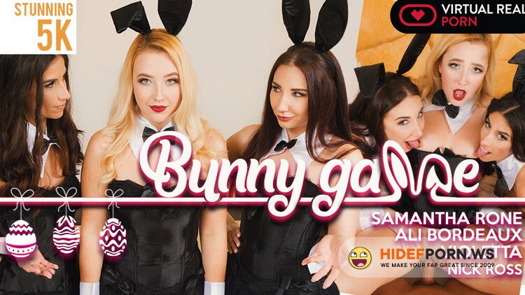 VirtualRealPorn.com - Ali Bordeaux, Samantha Rone, Violetta - Bunny game [UltraHD 4K 2700p]