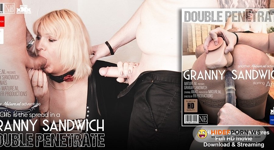 Mature - Anas EU 52 - Anas Is Getting It In A Granny Sandwich [2021/FullHD]