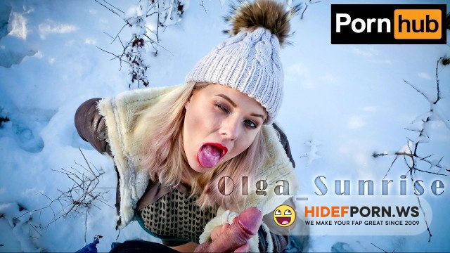 OlgaSunrise - Olga Sunrise - Hot Olga gives warming blowjob on a frosty day in Russia [FullHD 1080p]