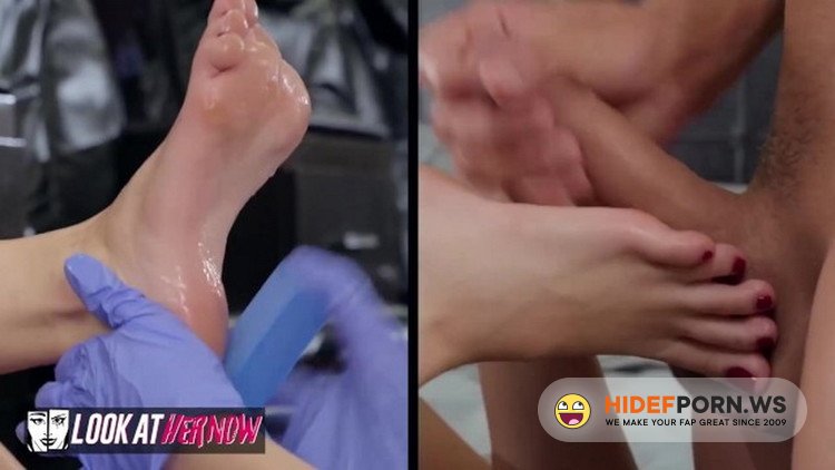 LookAtHerNow - Kimmy Granger - Kimmy Granger Gets her Feet Covered with Cum [FullHD 1080p]
