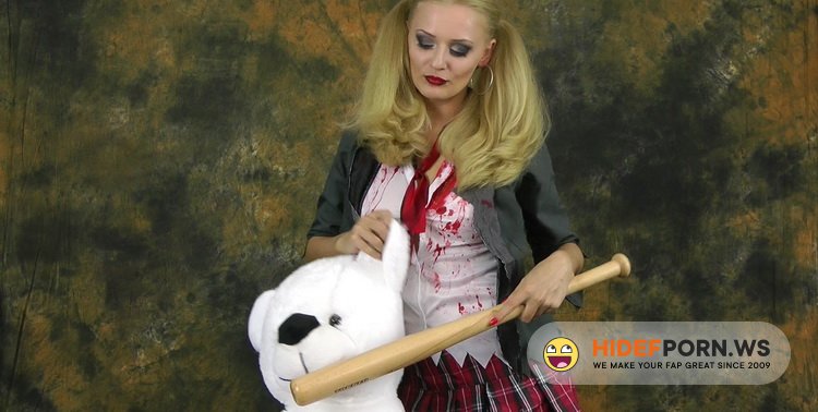 AlexExtreme - Kinky Niky - Kinky Niky Halloween Girl with baseball bat in ass [FullHD 1080p]