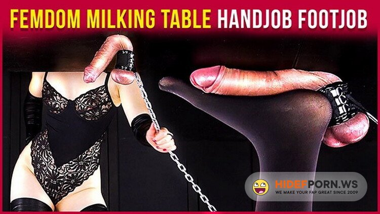 Pornh.com - Era - Femdom Milking Table – Handjob and Footjob Teasing Games Era [HD 720p]