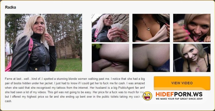 PublicAgent.com/Casting.xxx - Radka (Barbara Nova) - Hardcore [HD 720p]