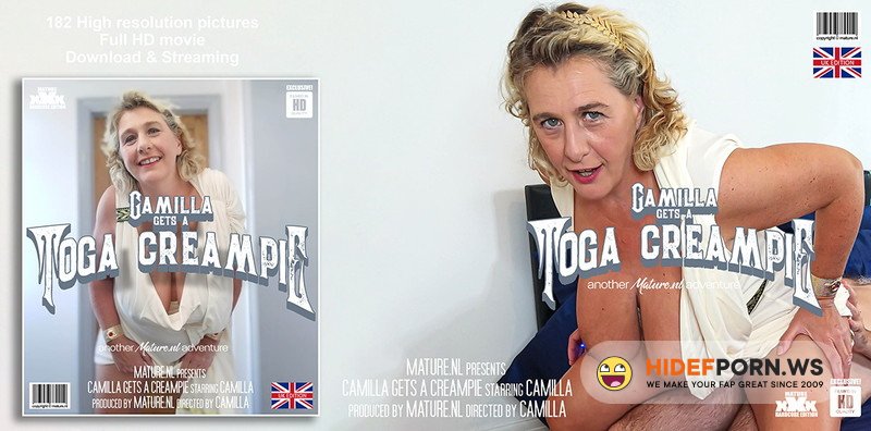 Mature.nl/Mature.eu - Camilla C. - Camilla dresses up in a toga and waiting for her pussy to be filled with a creampie [FullHD 1080p]