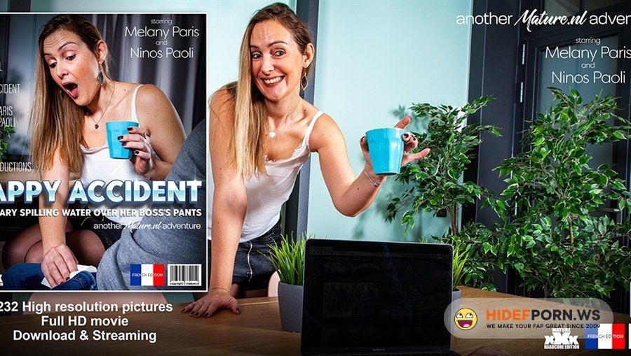 Mature - Melany Paris EU 41, Ninos Paoli 35 - Secretary Spilled Water On Her Bosss Pants, But She Loves To Clean It! [2021/HD]