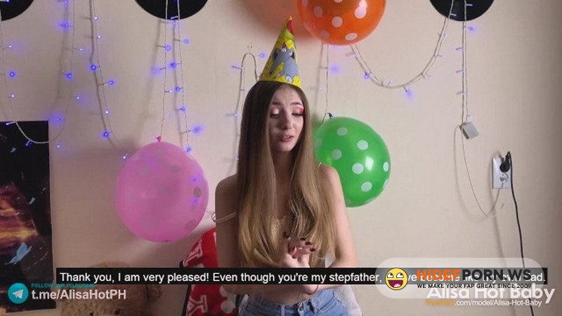 Porn.com - Alisa Hot Baby - Stepfather gave an iPhone for his birthday and had to pay for it with his body [HD 720p]
