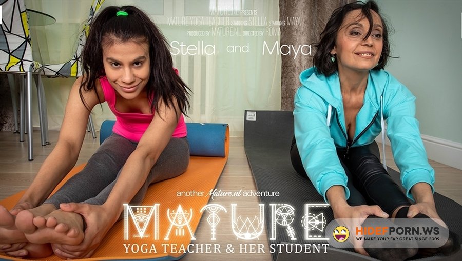 Mature - Malya 23, Stella 51 - Mature Yoga Teacher Has A Special Lesson For Her Lesbian Student [2020/FullHD]