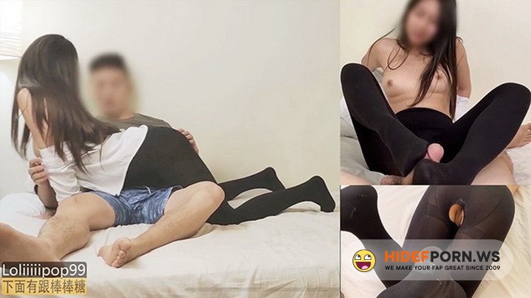OnlyFans.com - Loliiiiipop99 - Girlfriend Likes To Wear Thick Black Tights And Cut Small Holes For Footjob And Sex [FullHD 1080p]