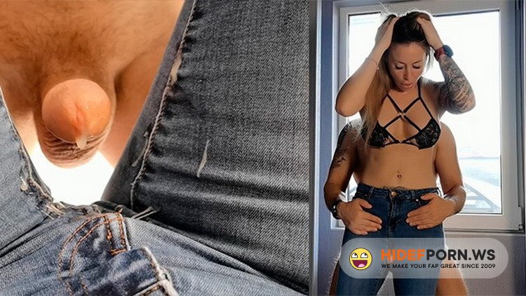 Amateurporn.сс - Wet Kelly - Cumshot On Jeans [FullHD 1080p]