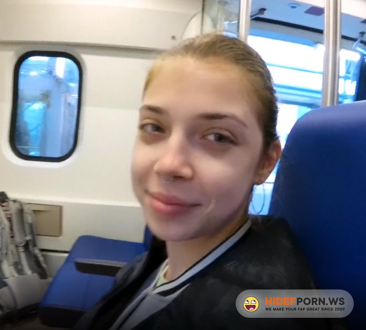 Porn.com - MihaNika69 - Real Public Blowjob in the Train ¦ POV Oral Creampie [UltraHD 4K 2160p]