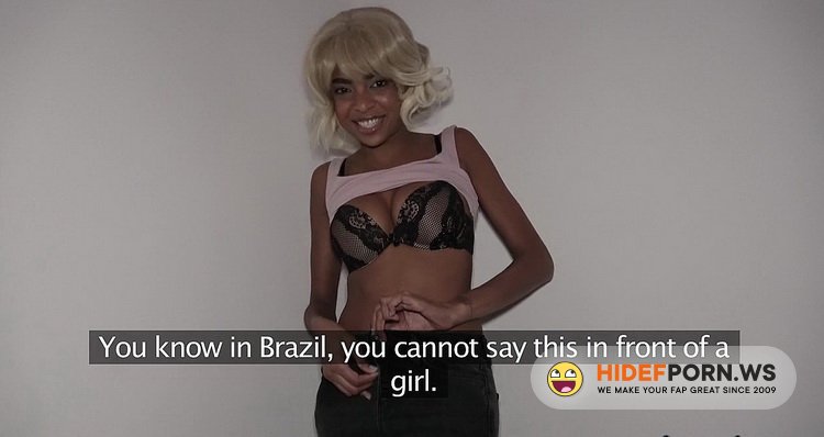 PublicAgent.com/FakeHub.com - Luna Corazon - Ebony With Blonde Hair Shaved Pussy [HD 720p]