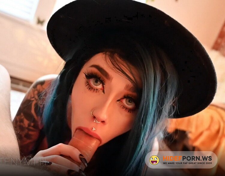 ManyVids.com - Kiittenymph - Big Tit Goth Teen Sucks Fucks [FullHD 1080p]