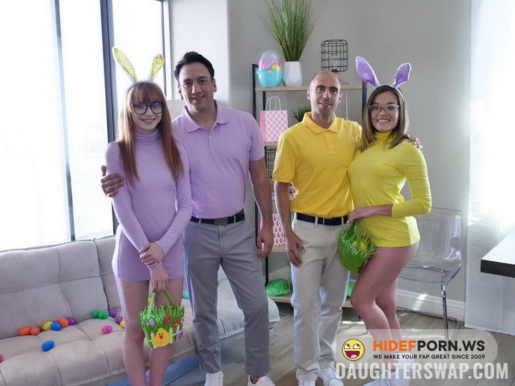 DaughterSwap.com / TeamSkeet.com - Katie Kush & Cecelia Taylor - Naughty Bunnies Easter Swap [FullHD 1080p]