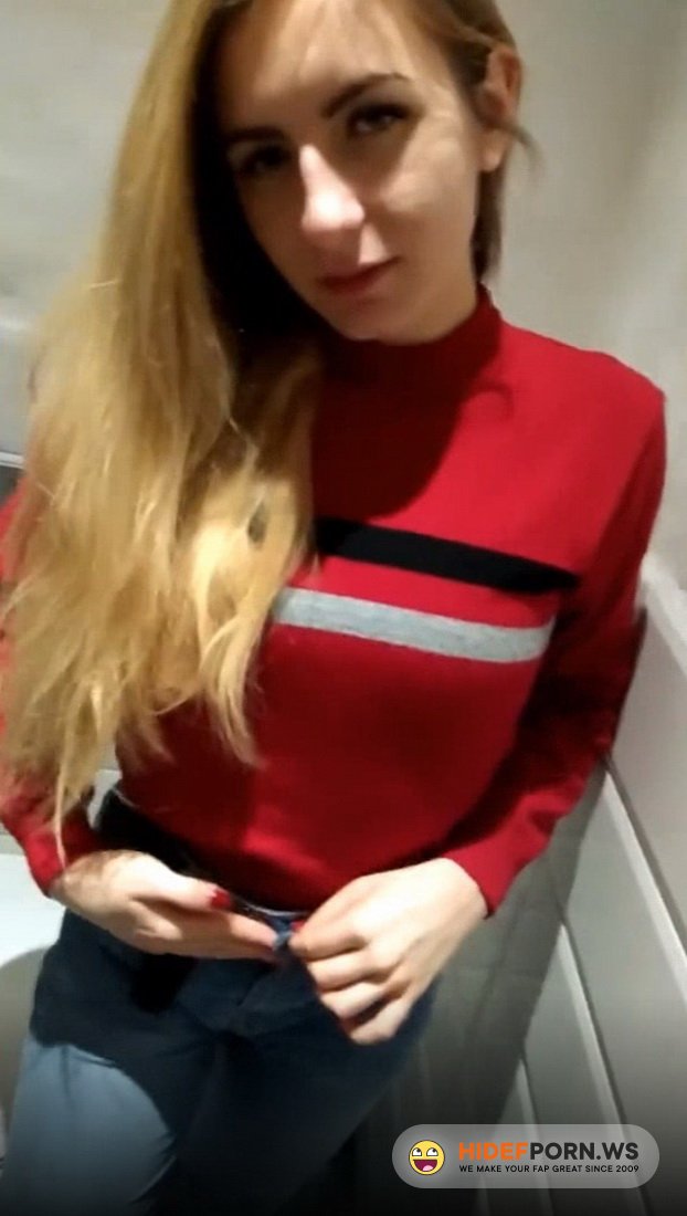 Eleo and Mish - Tinder Girl Fuck and get Cum on Face. Ethnic Restaurant Public Toilet Fuck [FullHD 1080p]