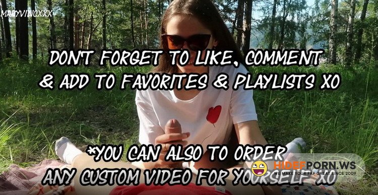 Maryvincxxx Aka Maria Romanova - Public Blowjob Hot Sex with Cute Teen in the Park [FullHD 1080p]