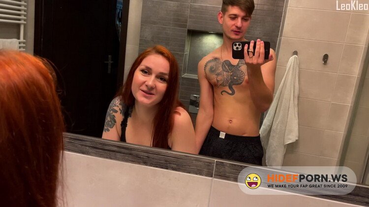 LeoKleo - Fucked Redhead With Wife In The Bathroom And Facialized [UltraHD 4K 2160p]