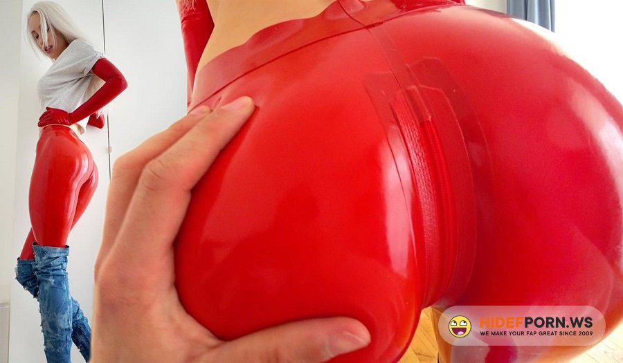 Amateurporn.cc - Laura Paradise - German Blonde Girl In Red Latex Fuck [FullHD 1080p]