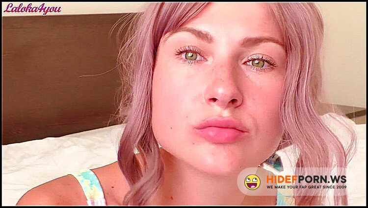 Laloka4you - Blonde Sucks Cock And Balls Play And Then Swallows Cum [FullHD 1080p]