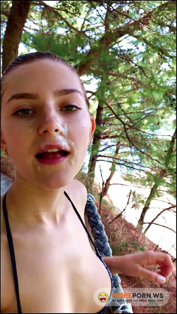 Eva Elfie - Watch My first public blowjob - almost caught with cum on my face [UltraHD 4K 2160p]