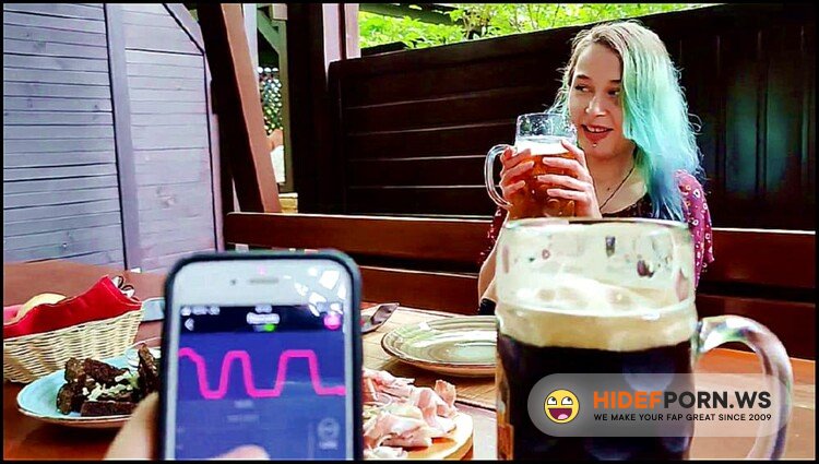 OnlyFans.com - MySchoolLife - Remote orgasm control of my Stepsister in bar [FullHD 1080p]
