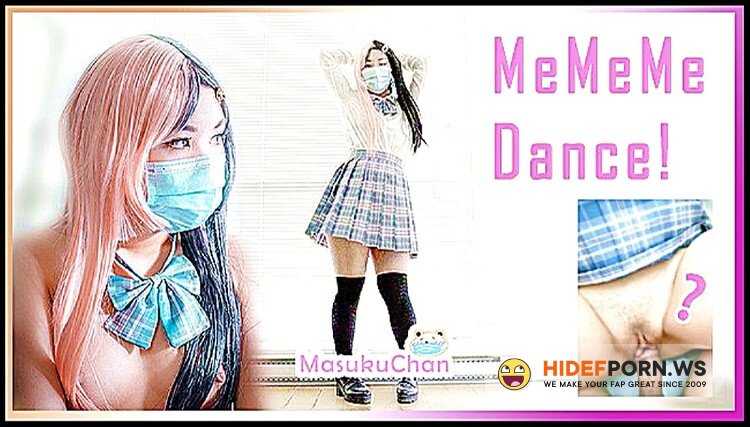 Masuku Chan - Cute School Uniform Girl Dancing MeMeMe Song and Turning Naked [FullHD 1080p]