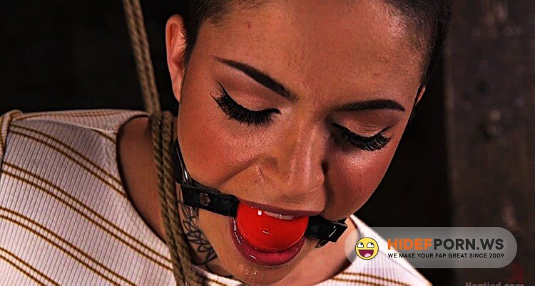 Hogtied.com/Kink.com - Leigh Raven - Tattooed Pain Slut Endures Brutal Bondage with Agonizing Torment [HD 720p]