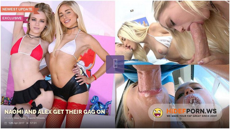 Swallowed - Alex Grey, Naomi Woods - Naomi And Alex Get Their Gag On [HD 720p]