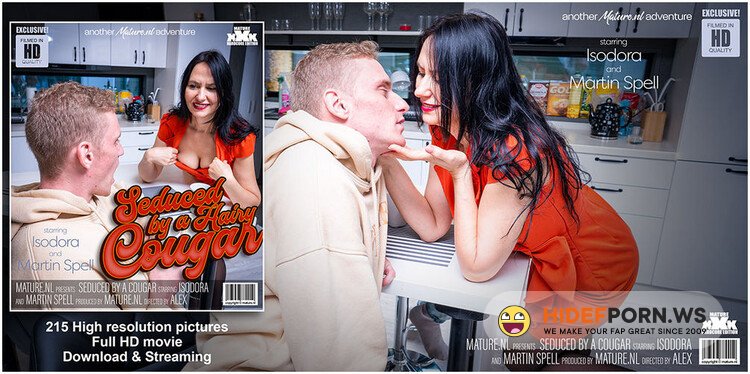 Mature.nl/Mature.eu - Isadora - Hairy cougar Isadora seduces a toyboy in her winterhome [FullHD 1080p]