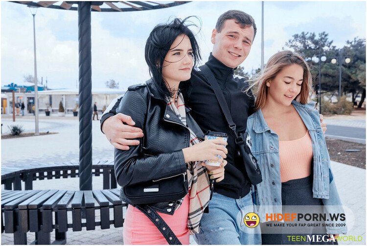 FirstBGG/TeenMegaWorld.net - Hazel Grace aka Mia Piper, Queenlin - Lad Enjoys Two Bisexual Cuties [FullHD 1080p]