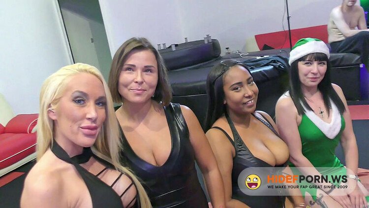 BritishBukkake - Unknown - The four girl Christmas Bukkake Party [FullHD 1080p]