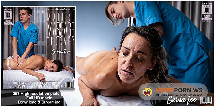 Mature.nl - Gerda Ice (52) - Hairy Gerda Ice gets a special massage from a naughty young therapist [FullHD 1080p]