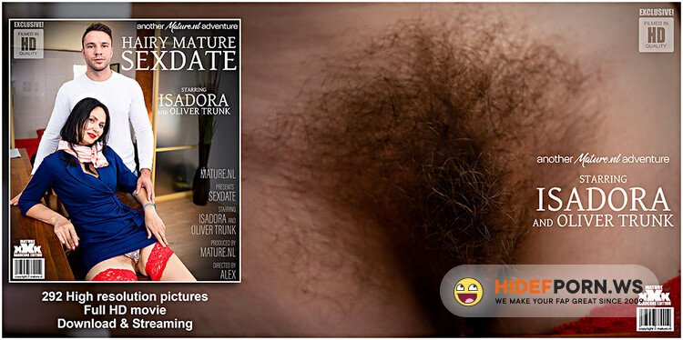 Mature.nl/Mature.eu - Isadora - A hairy old and young sexdate that turns into hard anal sex [FullHD 1080p]