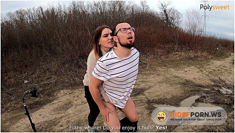 PolySweet - Poly Sweet - My Bitch Screamed Loudly So She Ate Her Cum [FullHD 1080p]