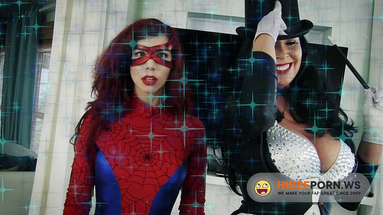 Clips4Sale - Anastasia Pierce & Ludella Hahn - Spellbound Zatanna vs Mary Jane [FullHD 1080p]