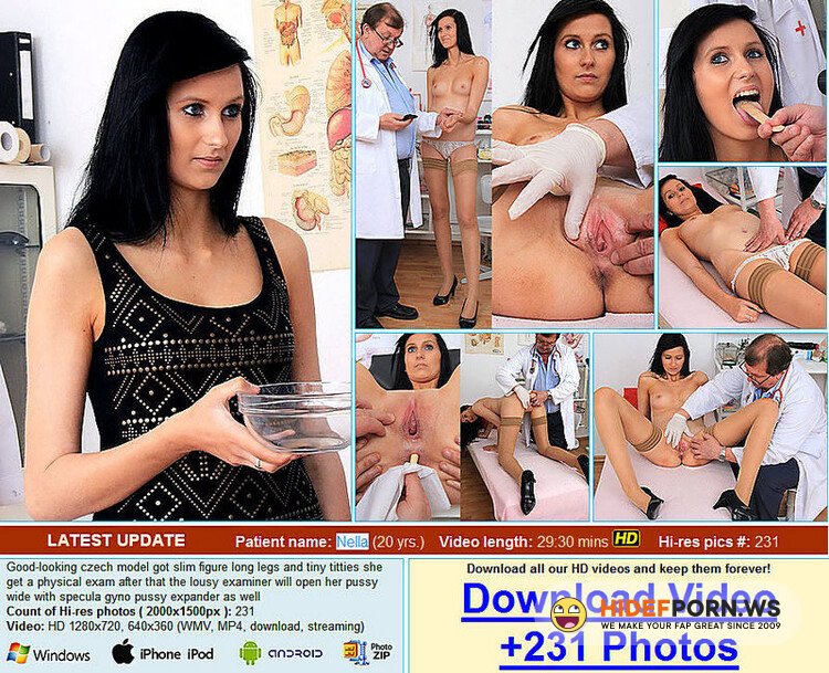 ExclusiveClub.com/FreakyDoctor.com - Nella - Nella (20 years girls gyno exam) [HD 720p]
