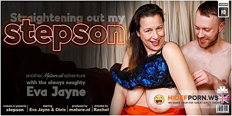 Mature.nl/Mature.eu - Eva Jayne - Big saggy tits MILF Eva Jayne is straightening out her horny stepson with all her naughty ways [FullHD 1080p]