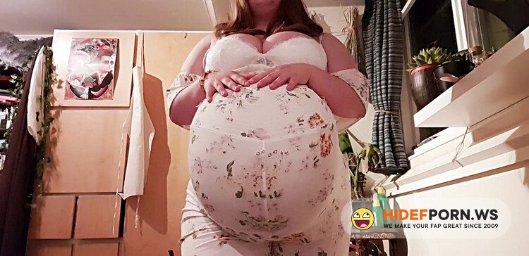 OnlyFans - Thicc Preg - Triplet Belly Jumpsuit Turnaround [FullHD 1080p]