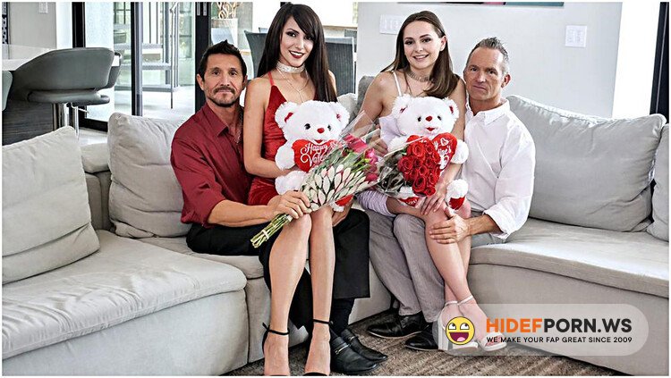 DaughterSwap/TeamSkeet - Hime Marie, Aften Opal - Valentines Day Daughter Orgy [FullHD 1080p]