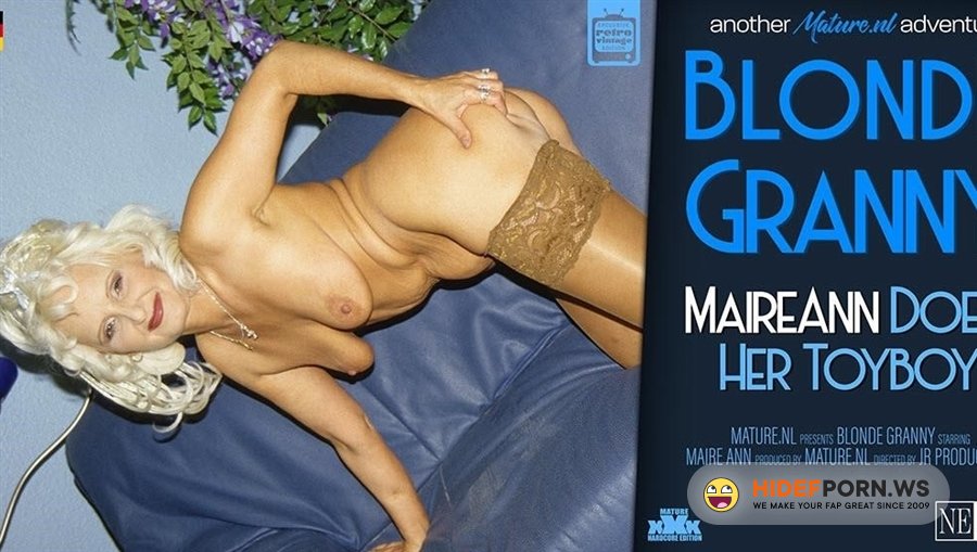 Mature - MaireAnn - Blonde Granny Maireann Gets Fucked By Her Toyboy On The Couch [2023/SD]