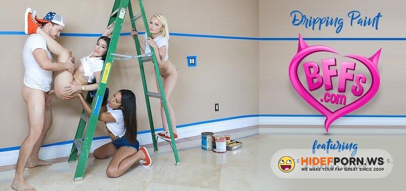 BFFS.com / TeamSkeet.com - Alice Pink & Jessica Jewels & Vienna Black - Dripping Paint [Full HD 1080p]