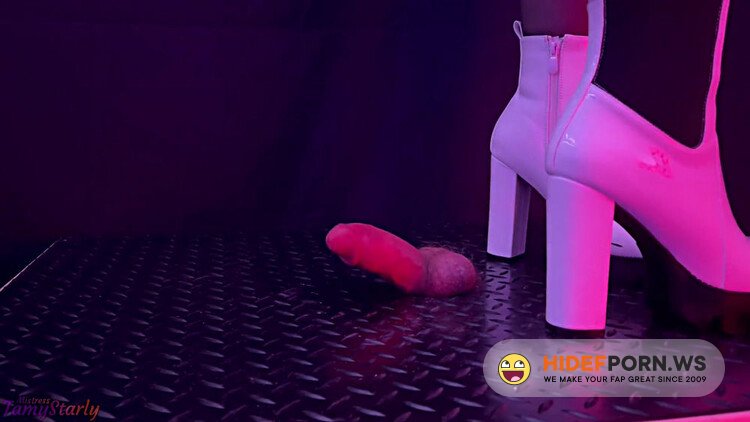 Clips4Sale - 012 TamyStarly - A Too-Hard Bootjob In White Ankle Tank Boots [FullHD 1080p]