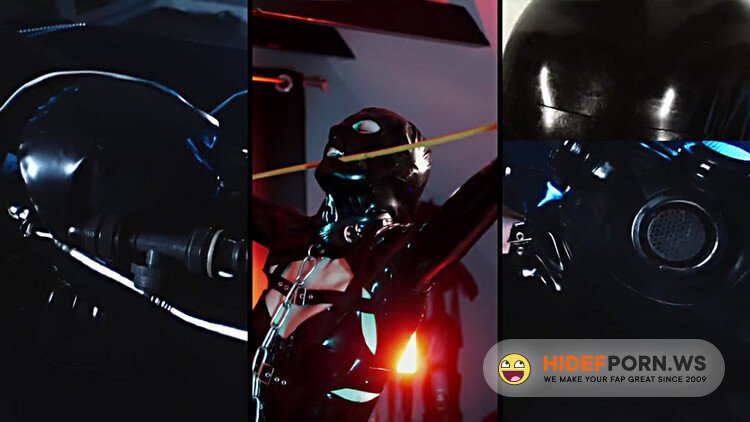 PornHub.com - Rubberslut With Heavy Rubber Helmet Fucking Her Pussy On Slave Chair [FullHD 1080p]